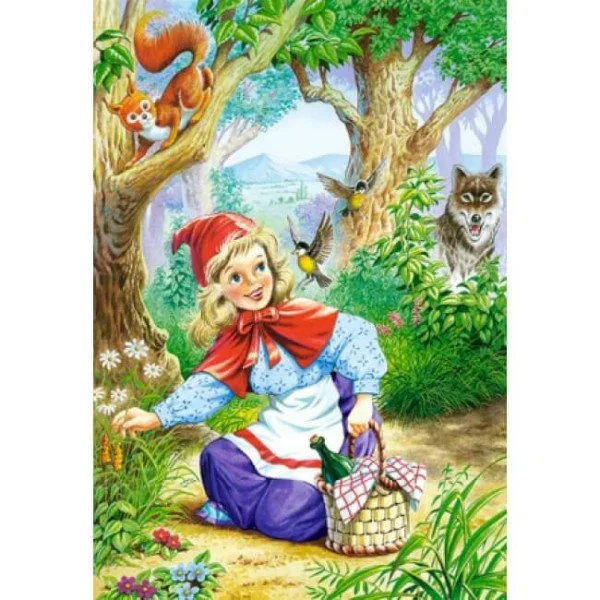 Puzzle Castorland Scufita rosie, 60 MIDI piese foto