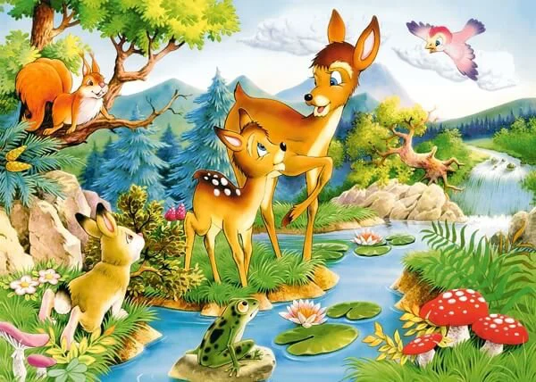Puzzle Castorland Bambi, 120 MIDI piese foto