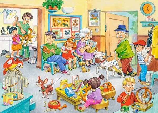 Puzzle Castorland At the Vet, 120 MIDI piese foto