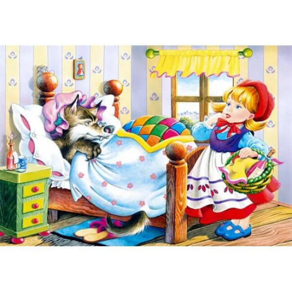 Puzzle Castorland Scufita Rosie, 120 MIDI piese foto