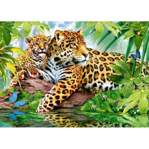 Puzzle Castorland Jaguars by the Pool, 500 piese foto