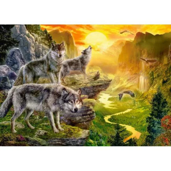 Puzzle Castorland Valley of the Wolves, 500 piese foto