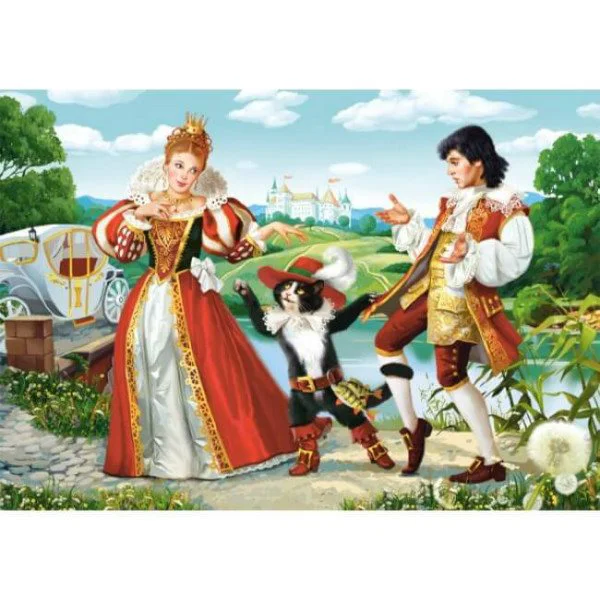 Puzzle Castorland Motanul incaltat, 500 piese foto
