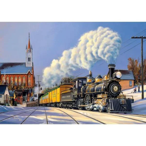 Puzzle Castorland Comstock Christmas, 500 piese foto