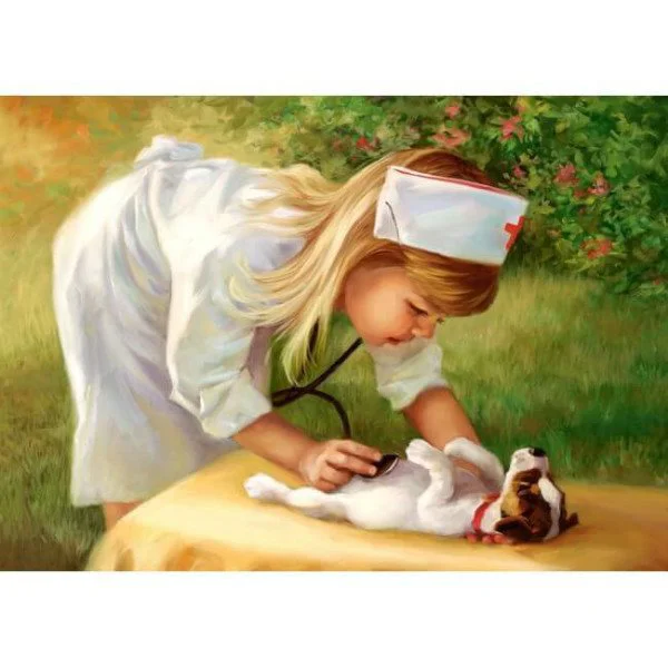 Puzzle Castorland Little Nurse, 500 piese foto