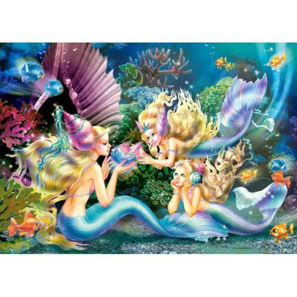 Puzzle Castorland Three Mermaids, 500 piese foto