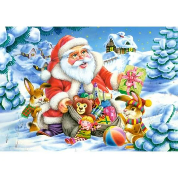 Puzzle Castorland Mos Craciun, 500 piese foto