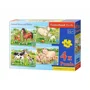 Puzzle Castorland Animal Moms and Babies, 4 in 1 (8+12+15+20 piese) foto
