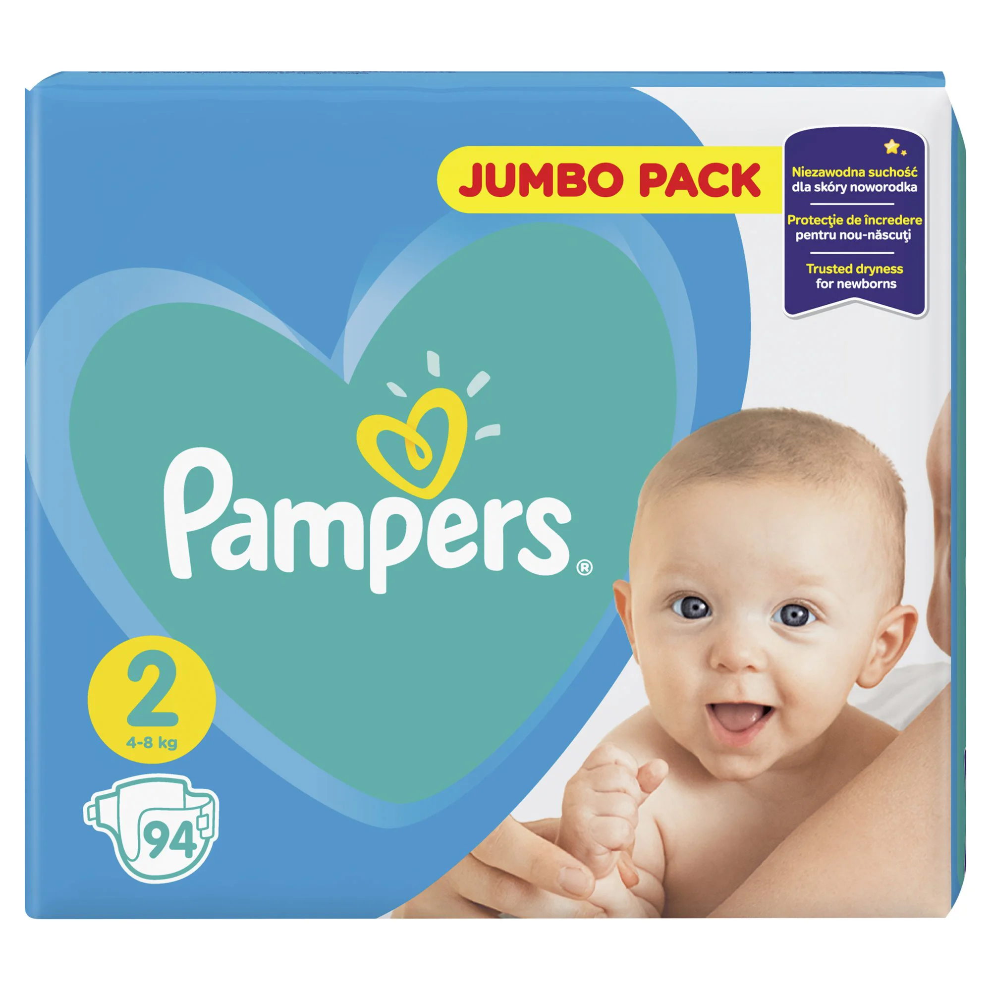 image for Подгузники Pampers New Baby 2 Mini (4-8 кг), 94 шт. foto