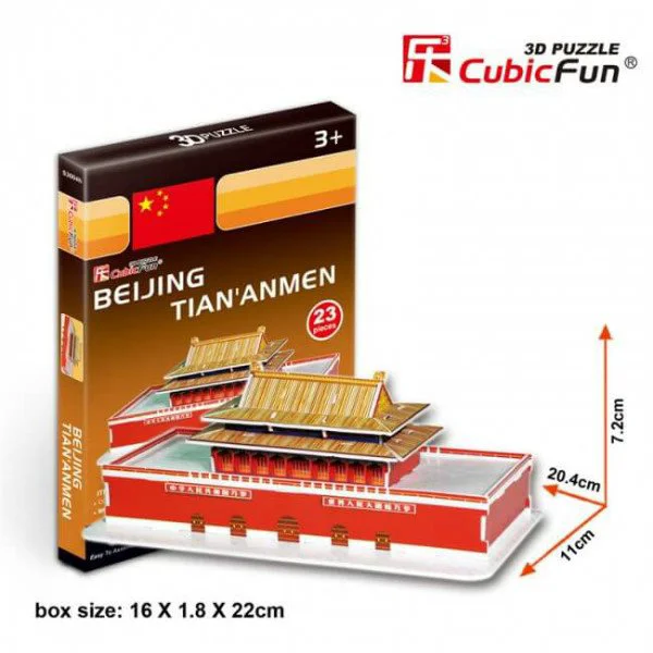 Puzzle 3D CubicFun Beijing Tian'anmen foto