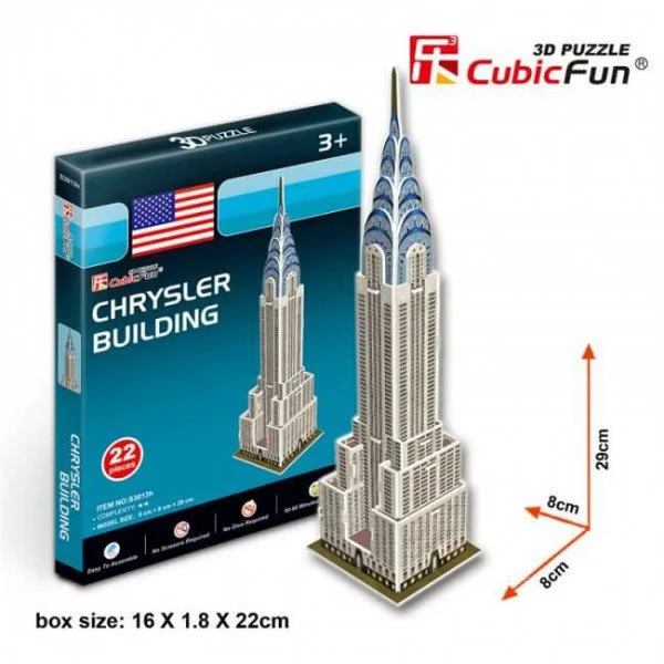 Puzzle 3D CubicFun Chrysler Building foto