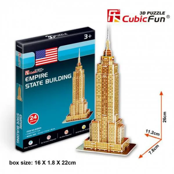 Пазл 3D CubicFun Empire State Building