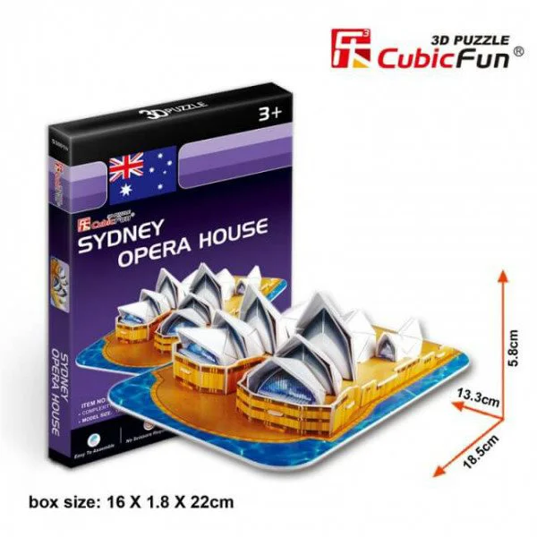 Puzzle 3D CubicFun Sydney Opera House