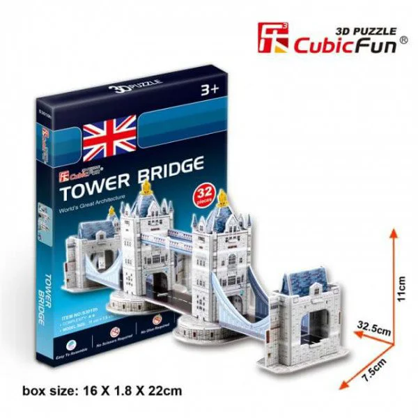Пазл 3D CubicFun Tower Bridge (UK)