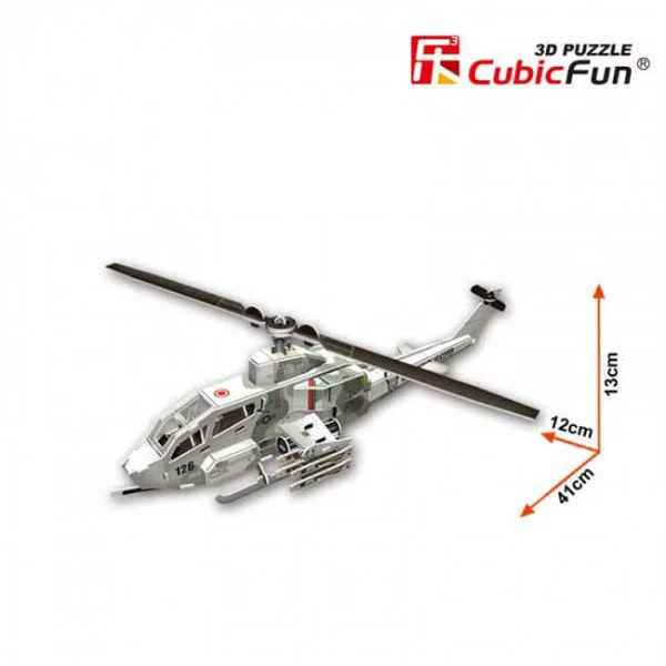 Puzzle 3D CubicFun AH-1 Huey Cobra foto