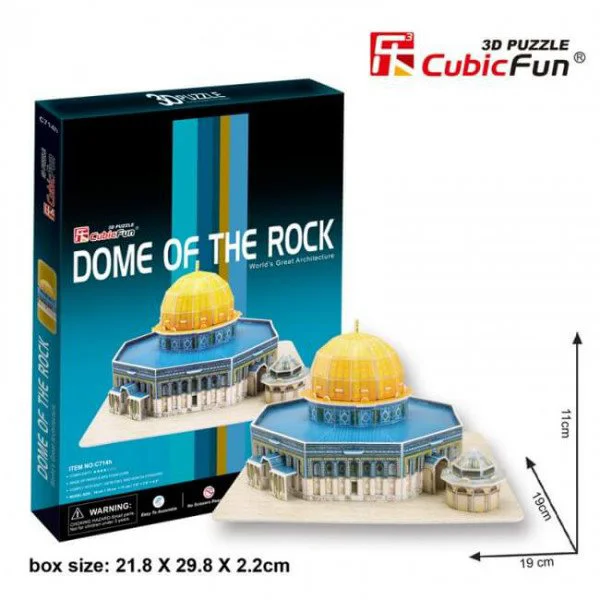 Puzzle 3D CubicFun Dome of the rock foto