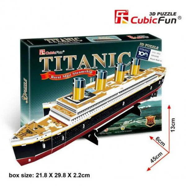 Puzzle 3D CubicFun Titanic (small) foto