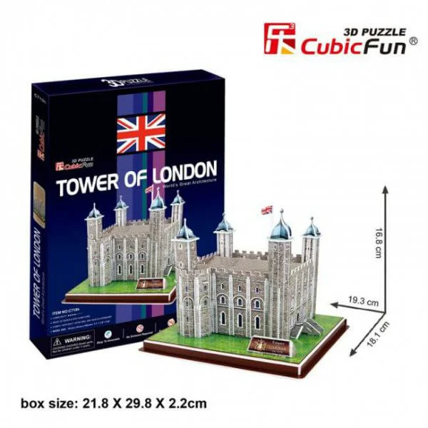 Puzzle 3D CubicFun Tower of London foto