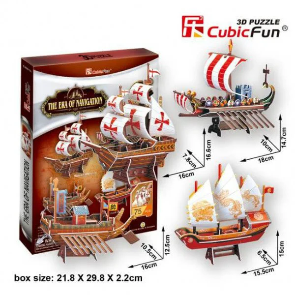 Puzzle 3D CubicFun Voyage Century foto