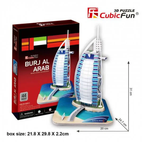 Puzzle 3D CubicFun Burj Al Arab
