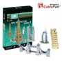 Puzzle 3D CubicFun Mini Architecture Series 1 foto