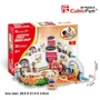 Puzzle 3D CubicFun Shopping Street-Music Shop foto