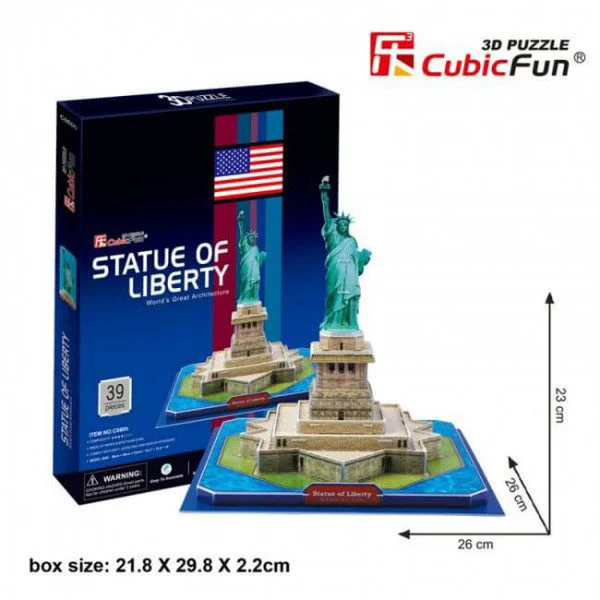 Puzzle 3D CubicFun Statue of Liberty (U.S.A)