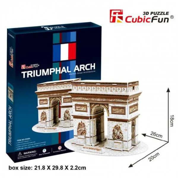 Пазл 3D CubicFun Triumphal Arch