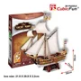 Puzzle 3D CubicFun YACHT MARY schooner foto