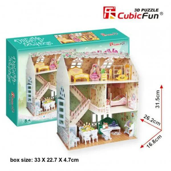 Puzzle 3D CubicFun Dreamy Dollhouse foto