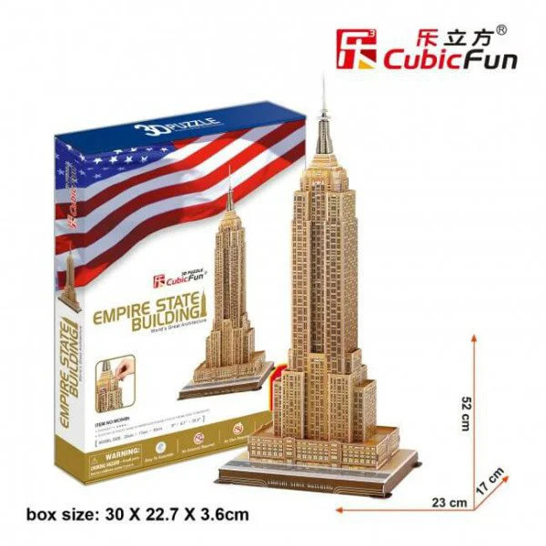 Puzzle 3D CubicFun Empire State Building foto