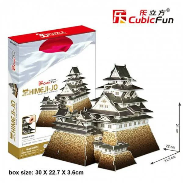 Puzzle 3D CubicFun Himeji-Jo foto