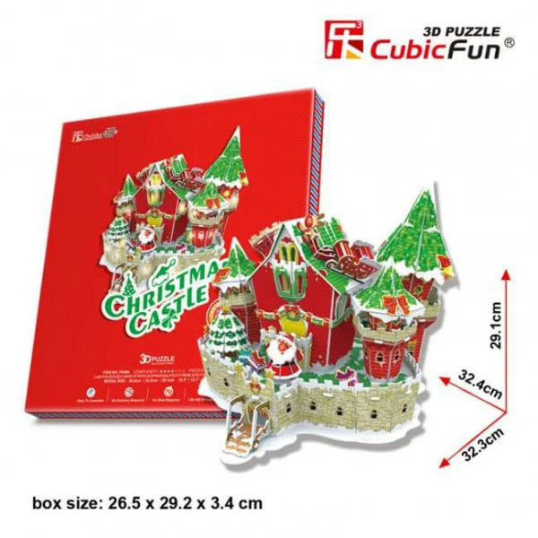 Puzzle 3D CubicFun Magical Christmas Castle foto