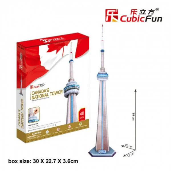 Пазл 3D CubicFun National Tower