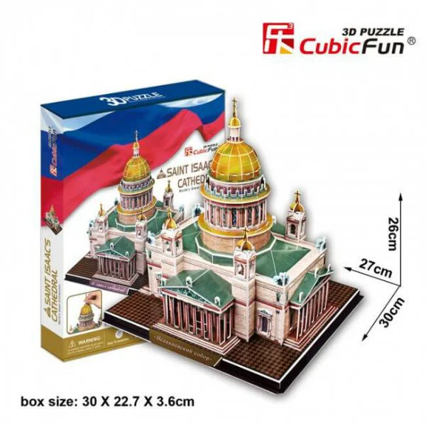 Puzzle 3D CubicFun Saint Isaac's Cathedral foto