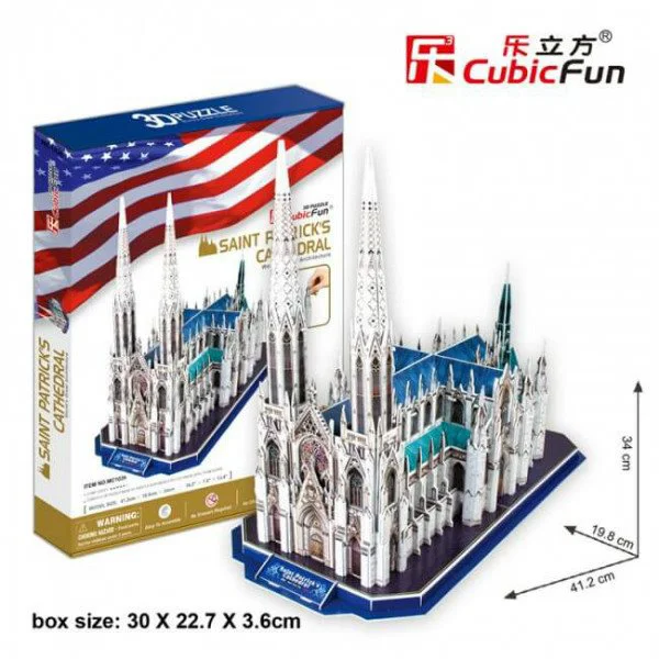 Пазл 3D CubicFun St.Patrick's Cathedral