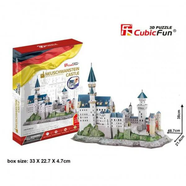 Пазл 3D CubicFun Neuschwanstein Castle
