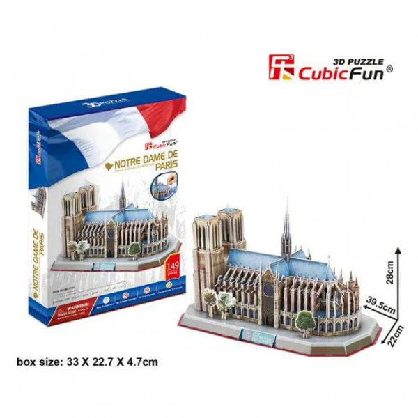 Puzzle 3D CubicFun Notre Dame de Paris