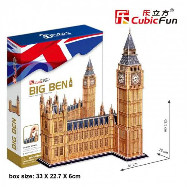 Puzzle 3D CubicFun Big Ben foto