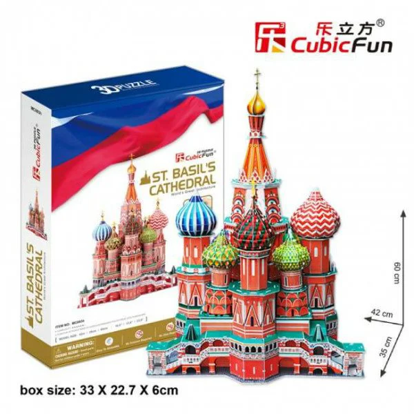 Puzzle 3D CubicFun St.Basil's Cathedral foto