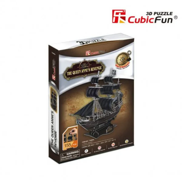 Puzzle 3D CubicFun Queen Anne's Revenge foto