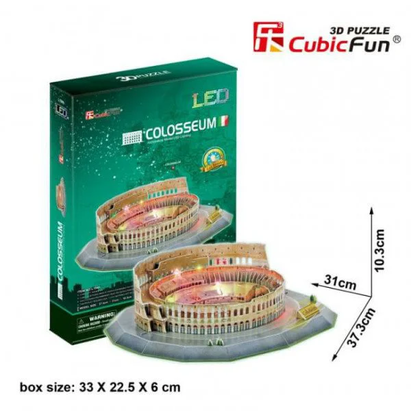 Puzzle 3D LED CubicFun Colosseum foto