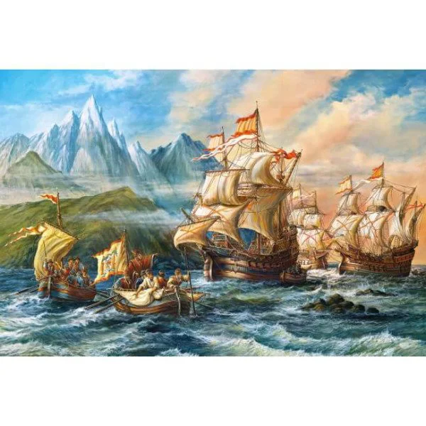Puzzle Castorland An Adventure to the New World, 1500 piese foto