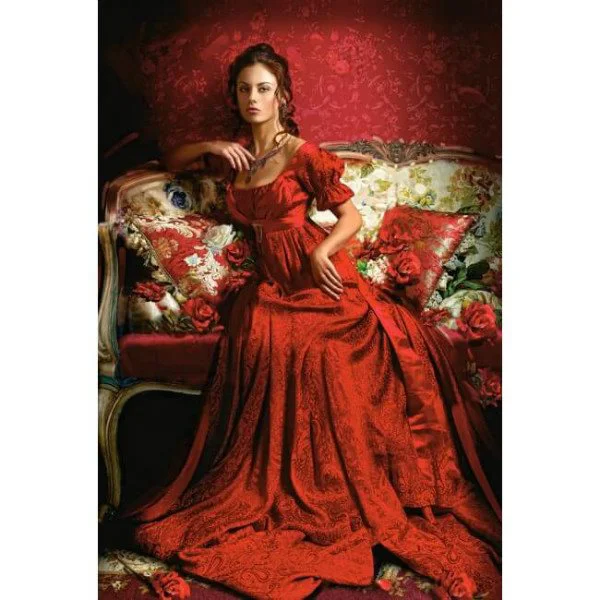 Puzzle Castorland Beauty in Red, 1500 piese foto