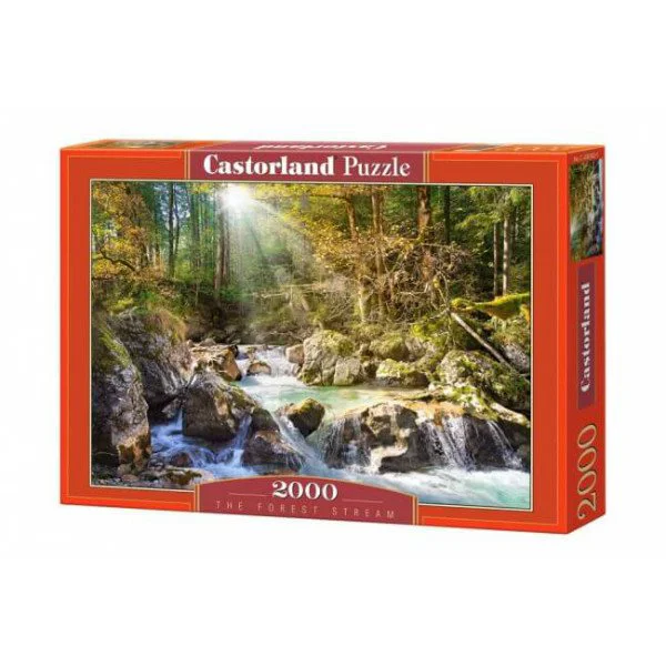 Puzzle Castorland The forest stream, 2000 piese foto