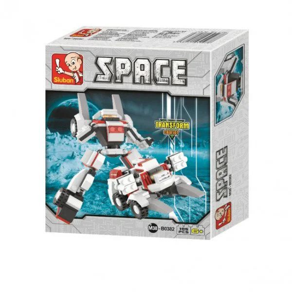 Constructor Sluban Space White Edge-Machairodus foto