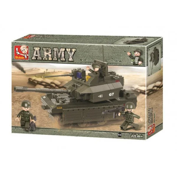 Constructor Sluban Army Armored Corps-M1A2-Abrams foto