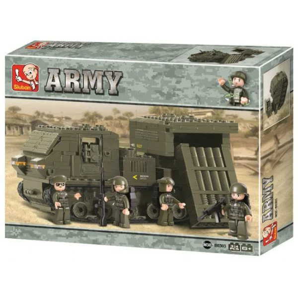 Constructor Sluban Army Land Forces II - Guard Bazooka foto
