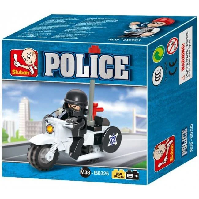 Constructor Sluban Police Anti-Riot Motorcycle foto