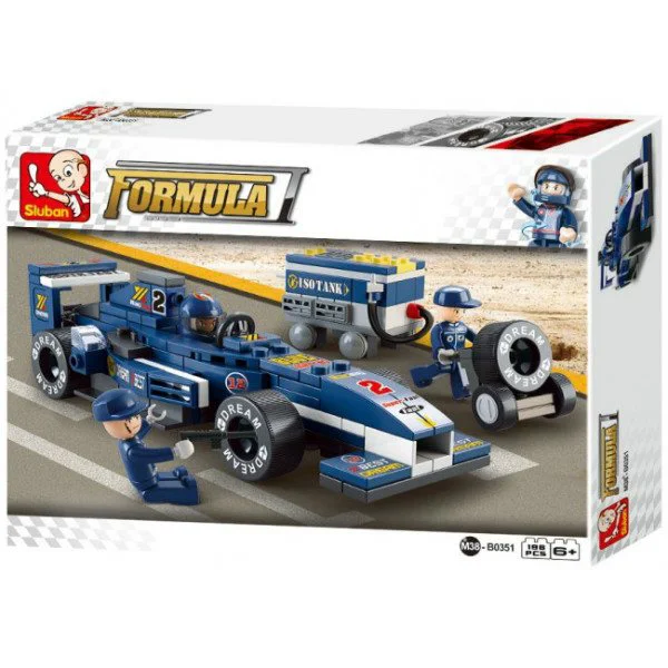 Constructor Sluban Formula Racing Car "BLUE LIGHTNING" foto
